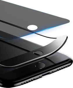 Baseus Baseus szkło na cały ekran Full Screen Privacy Anti-Spy z ramką 0.23mm 9H iPhone 8 Plus / iPhone 7 Plus czarny (SGAPIPH8P-ATG01) uniwersalny 4
