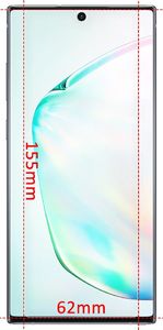 Hurtel Tempered Glass SCO (Screen Center Only) szkło hartowane 9H Samsung Note 10 Plus (opakowanie – koperta) uniwersalny 2