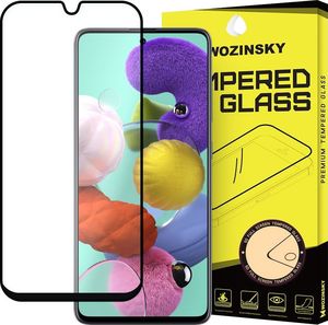 Wozinsky Wozinsky super wytrzymałe szkło hartowane Full Glue na cały ekran z ramką Case Friendly Samsung Galaxy A71 / Galaxy Note 10 Lite czarny uniwersalny 1