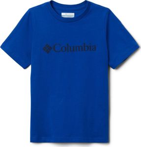 Columbia Koszulka dziecięca CSC Basic Logo niebieska r. L (1877491438) 1