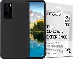 Alogy Etui na telefon silikonowe Alogy do Huawei P40 czarne uniwersalny 2