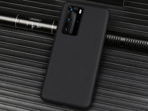 Alogy Etui na telefon silikonowe Alogy do Huawei P40 Pro czarne uniwersalny 6