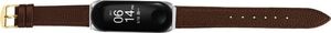 Alogy Pasek Alogy skóra leather band do Xiaomi Mi Band 3/4 Ciemny brąz uniwersalny 5