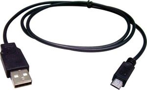 Kabel USB Massa USB-A - microUSB 0.8 m Czarny (SB4301) 1