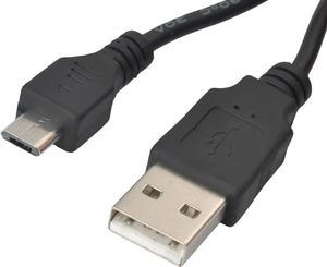 Kabel USB Massa USB-A - microUSB 0.8 m Czarny (SB4301) 3