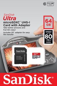 Karta SanDisk Ultra MicroSDXC 64 GB Class 10 UHS-I  (SB3176) 3