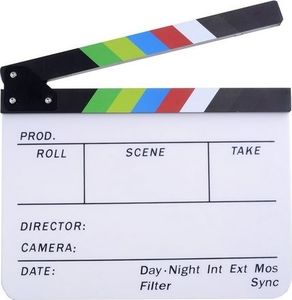 Commlite Klaps Filmowy 30x25cm / Biały / Na Pisaki - Mazaki (SB3939) - 5903876995737 2