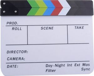 Commlite Klaps Filmowy 30x25cm / Biały / Na Pisaki - Mazaki (SB3939) - 5903876995737 4