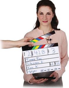 Commlite Klaps Filmowy 30x25cm / Biały / Na Pisaki - Mazaki (SB3939) - 5903876995737 6