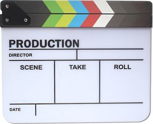 Commlite KLAPS FILMOWY 30x25cm / Biały / na Pisaki - Mazaki 1