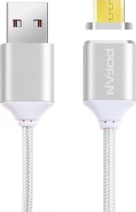 Kabel USB POFAN USB-A - USB-C 1 m Różowy (SB4120) 1