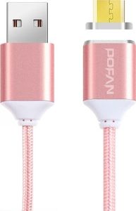 Kabel USB POFAN Kabel Magnetyczny MicroUSB - Srebrny 4
