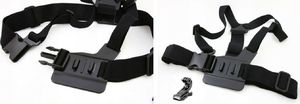 Xrec Zestaw MONOPOD / HEAD STRAP / CHEST MOUNT do GoPro HERO 5 4 3+ 3 + 2 1 / SJCAM / Xiaomi / Xiaoyi 4