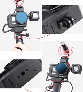 Ulanzi Klatka / Ramka Aluminiowa + 3x Adapter do Gopro 8 Black 4