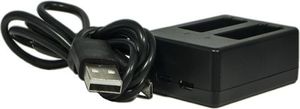 Xrec Ładowarka Podwójna USB do AHDBT-501 / GoPro HERO 7 6 5 BLACK 1