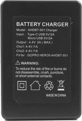 Xrec Ładowarka Podwójna USB do AHDBT-501 / GoPro HERO 7 6 5 BLACK 4