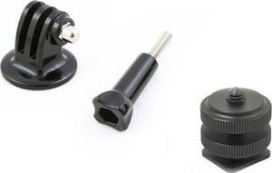 Xrec ADAPTER GORĄCA STOPKA na gwint 1/4'' + ŚRUBA do GoPro / SJCAM / Xiaomi 2
