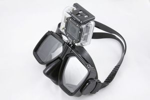 Xrec Maska do Nurkowania / Pływania z Mocowaniem do GoPro 7 6 5 4 3+ 3 2 / SJCAM / Xiaomi 11