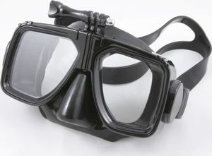 Xrec Maska do Nurkowania / Pływania z Mocowaniem do GoPro 7 6 5 4 3+ 3 2 / SJCAM / Xiaomi 3