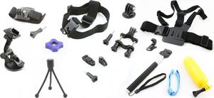 Xrec ZESTAW / Akcesoria monotażowe do GoPro Go Pro HERO 4 3 3+ 2 1 / SJCAM SJ4000 SJ5000 SJ6000 2