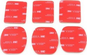 Xrec PRZYLEPCE Podklejki do mocowania Kamer GoPro 6szt, GoPro HERO 5 6 7 2