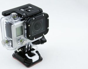 Xrec Mocowanie Zabezpieczające do kamer GoPro HERO 4 3+ 3 2 - CZARNE 3