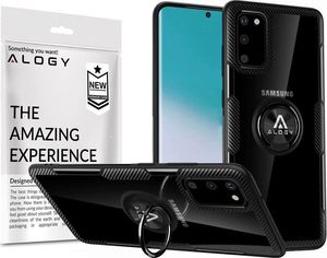 Alogy Etui na telefon Alogy Armor Ring Holder do Samsung Galaxy S20 czarne uniwersalny 1