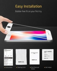ESR SZKŁO HARTOWANE ESR SCREEN SHIELD 3D IPHONE 7/8/SE 2020 WHITE 10