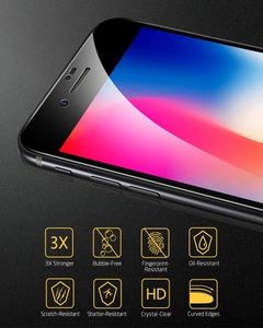 ESR SZKŁO HARTOWANE ESR SCREEN SHIELD 3D IPHONE 7/8/SE 2020 BLACK 5