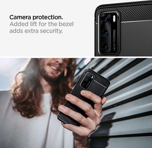 Spigen SPIGEN RUGGED ARMOR HUAWEI P40 BLACK 9