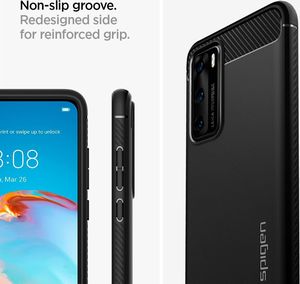 Spigen SPIGEN RUGGED ARMOR HUAWEI P40 BLACK 10