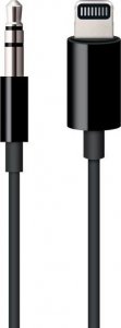Kabel USB Apple Lightning - mini Jack 3.5 mm 1.2 m Czarny (MR2C2ZM/A) 1