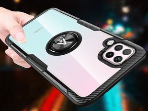 Alogy Etui Alogy Ring Holder Clear Armor do Huawei P40 Lite czarne uniwersalny 2