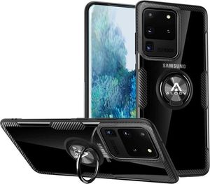 Alogy Etui Alogy Ring Holder Clear Armor do Samsung Galaxy S20 Ultra czarne uniwersalny 6