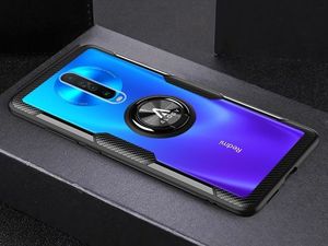 Alogy Etui Alogy Ring Holder Clear Armor do Xiaomi Mi 10T/ Redmi K30/ Poco X2 czarne uniwersalny 12