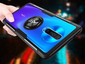 Alogy Etui Alogy Ring Holder Clear Armor do Xiaomi Mi 10T/ Redmi K30/ Poco X2 czarne uniwersalny 3