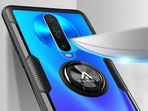 Alogy Etui Alogy Ring Holder Clear Armor do Xiaomi Mi 10T/ Redmi K30/ Poco X2 czarne uniwersalny 4