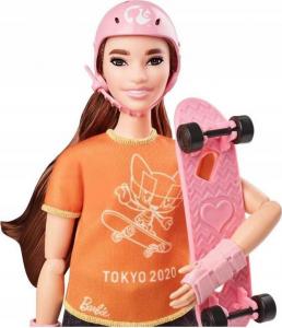 Lalka Barbie Mattel Tokyo 2020 - Skateboarding (GJL78) 2
