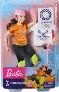 Lalka Barbie Mattel Tokyo 2020 - Skateboarding (GJL78) 3