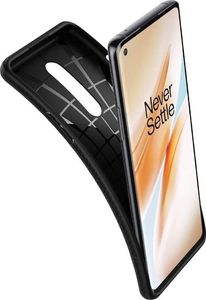 Spigen Liquid Air dla OnePlus 8 Czarne (ACS00827) 7