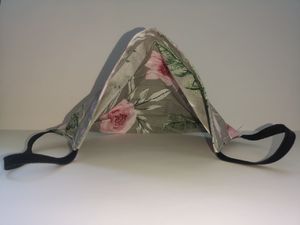 Matpol Maseczka ochronna 2-warstwowa street wielokrotnego użytku kwiaty 4