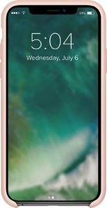 Xqisit XQISIT Silicone for iPhone X/Xs nude 2