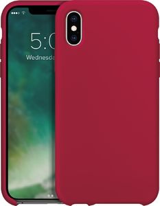 Xqisit XQISIT Silicone for iPhone X/Xs Merlot Red 4