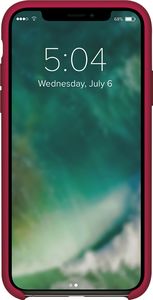 Xqisit XQISIT Silicone for iPhone 11 Merlot Red 3