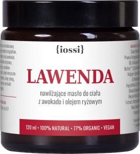 Iossi Lawenda nawilżajace masło do ciała z awokado i olej ryżowym 120ml 1
