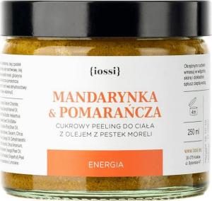 Iossi Cukrowy peeling do ciała Mandarynka & Pomarańcza z olejem z pestek moreli 250ml 1
