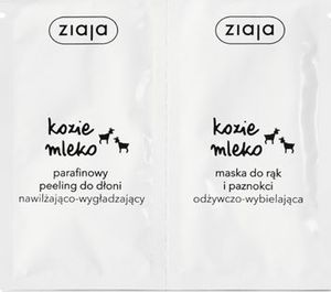 Ziaja Kozie Mleko Parafinowy Peeling do Dłoni + Maska do Rąk i Paznokci 2x7 ml 1