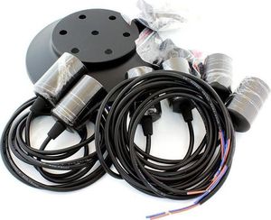 Lampa wisząca ECpower ZD74 LAMPA SUFITOWA ŻYRANDOL PAJĄK 6 RAMION E27 uniwersalny 2