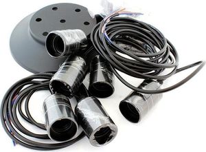 Lampa wisząca ECpower ZD74 LAMPA SUFITOWA ŻYRANDOL PAJĄK 6 RAMION E27 uniwersalny 3