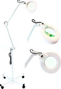 Lampa pierścieniowa Opticum ZD56  Z LUPĄ  KOSMETYCZNA - 5 DPI STATYW uniwersalny 12